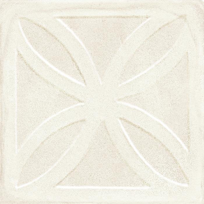 8x8 Amora 3D Structured Avorio porcelain tile